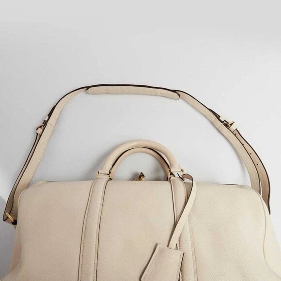 Louis Vuitton Cream Calf Leather Sofia Coppola MM Bag - Picture 4 of 11